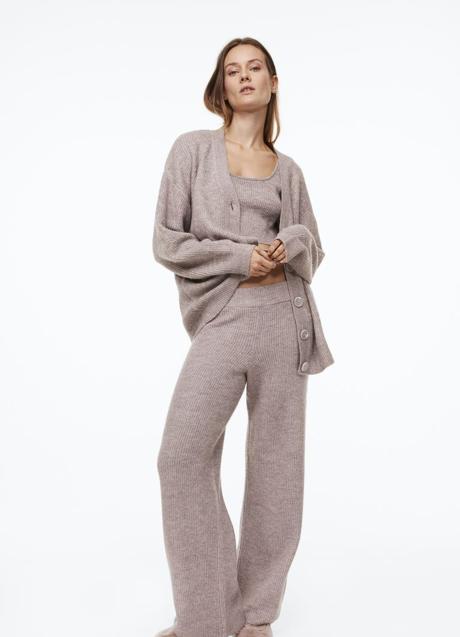 Imagen - Pantalón en punto de canalé, 24,99€.