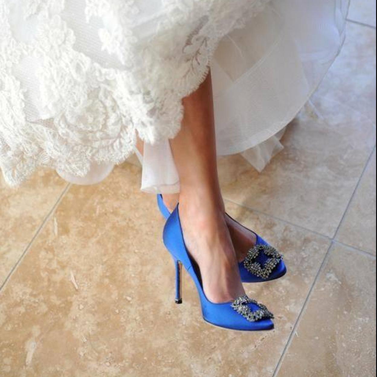Zapatos de tacón hangisi de Manolo Blahnik