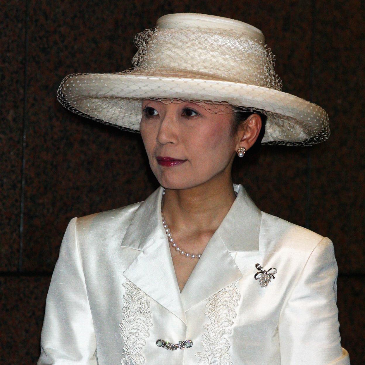 La princesa Nobuko de Japón, viuda del príncipe Tomohito de Mikasa.