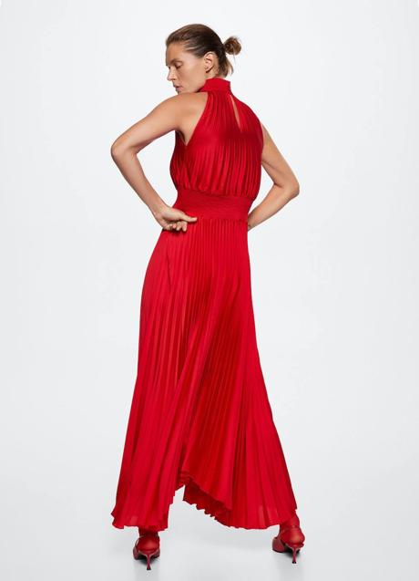 Imagen - Vestido rojo plisado