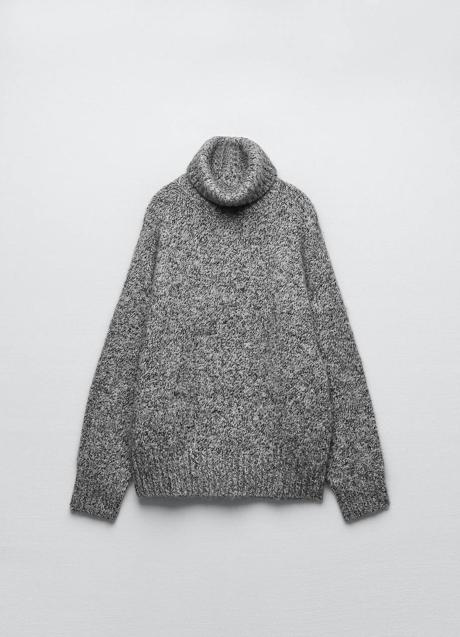 Imagen - Jersey de cuello alto color gris