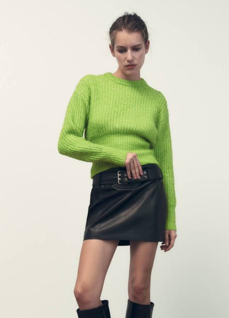 Imagen - Jersey de canalé verde