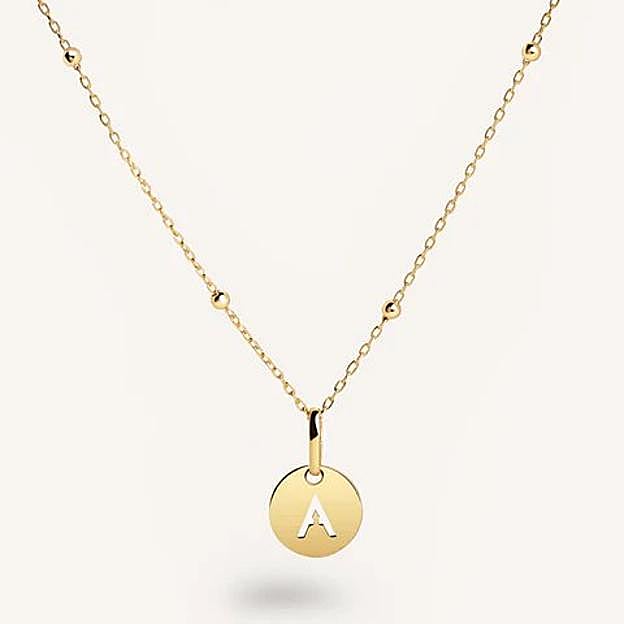 Collar Mini Medalion Oro