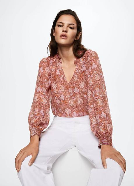 Imagen - Blusa de gasa con estampado floral