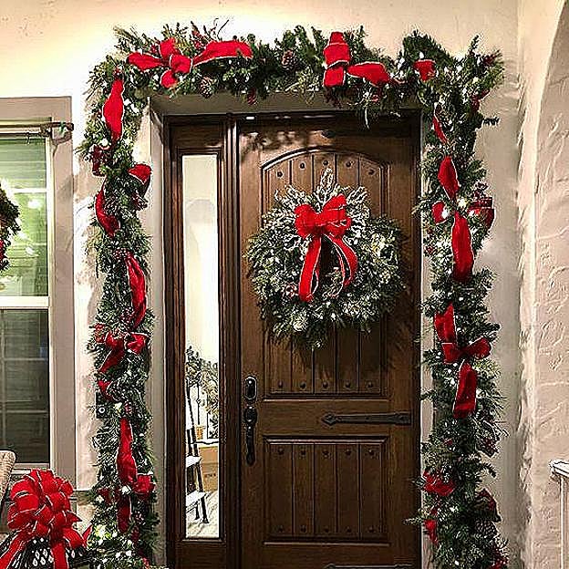 Cuanto más frondosa sea la guirnalda, mejor resultado dará