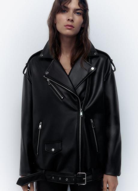 Imagen - Cazadora biker de Zara, 49,95€.