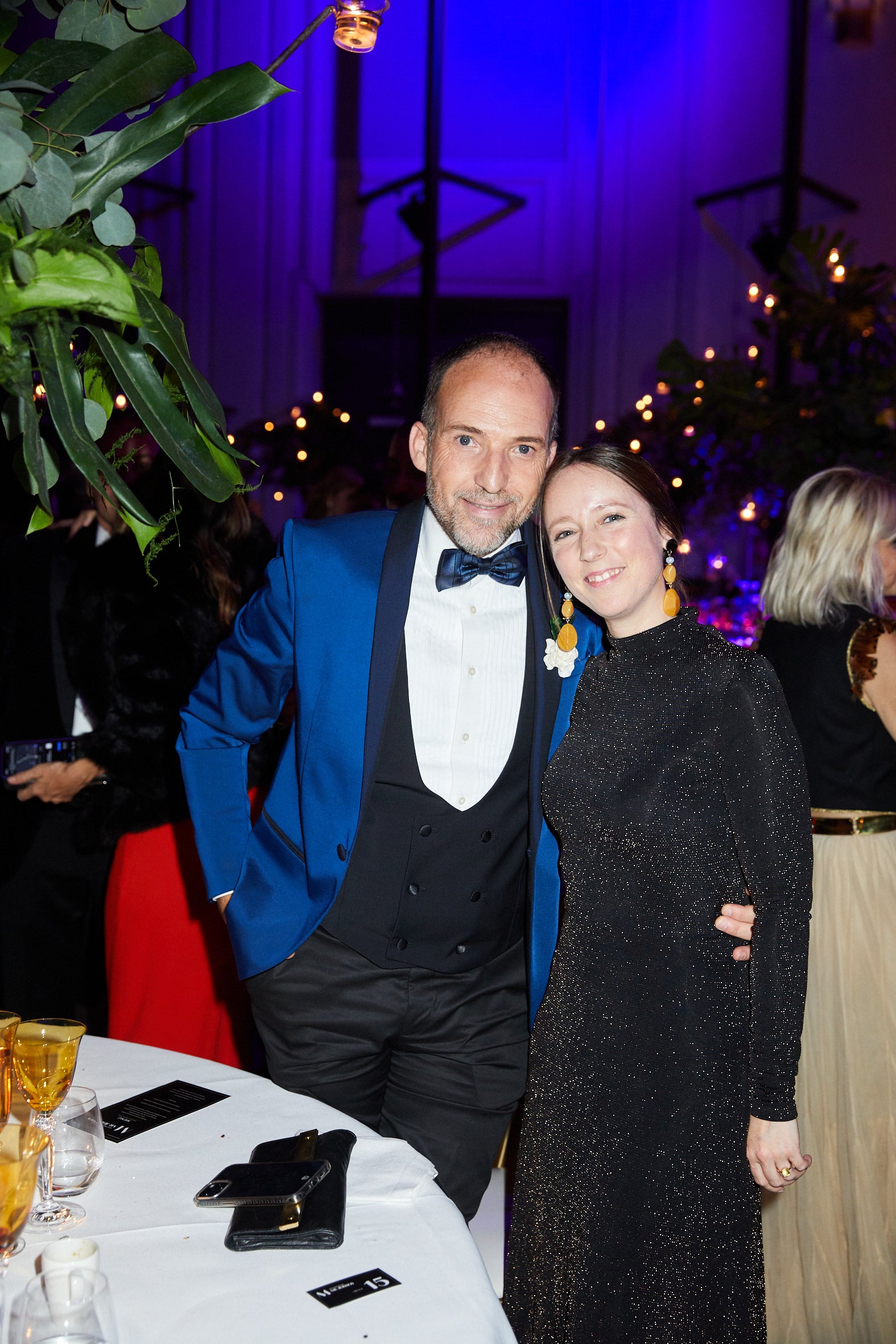 Roberto Siguero, maquillador oficial de Lancôme, y Melanie Turlay, diectora de Comunicación de Lancôme.