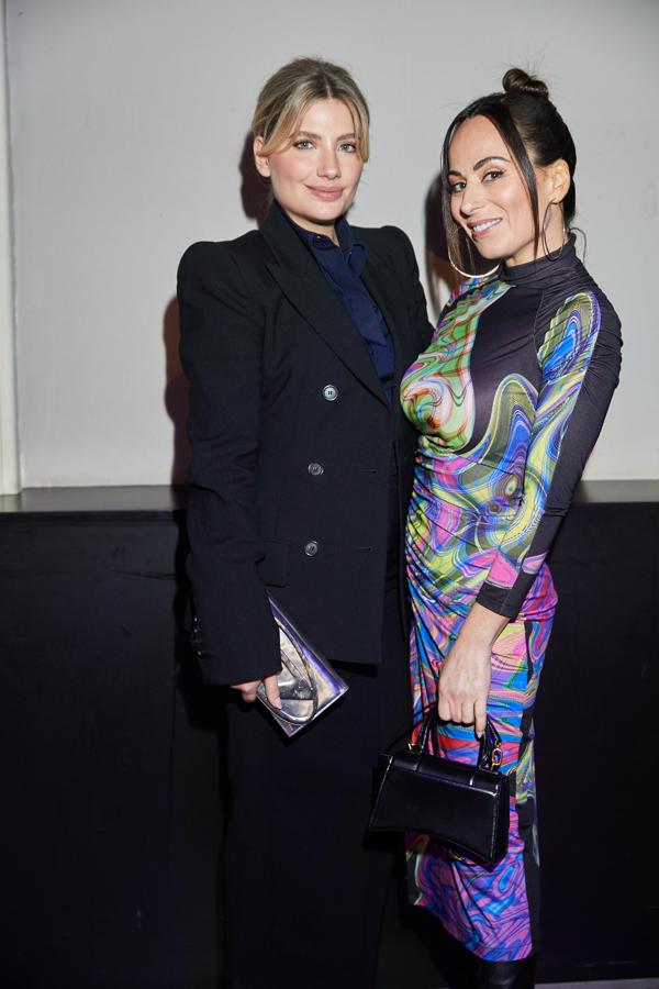 La actriz Miriam Giovanelli y la diseñadora María Escoté.