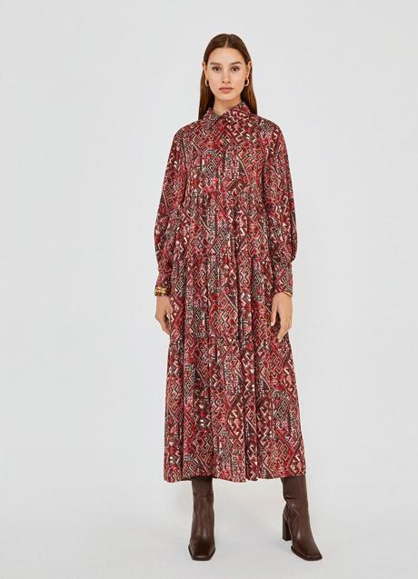 Imagen - Vestido de manga larga con efecto vuelo de Simorra, 134€.