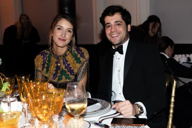 Valentina Suárez-Zuloaga, fundadora de Es Fascinante, y el diseñador Pablo Galán.