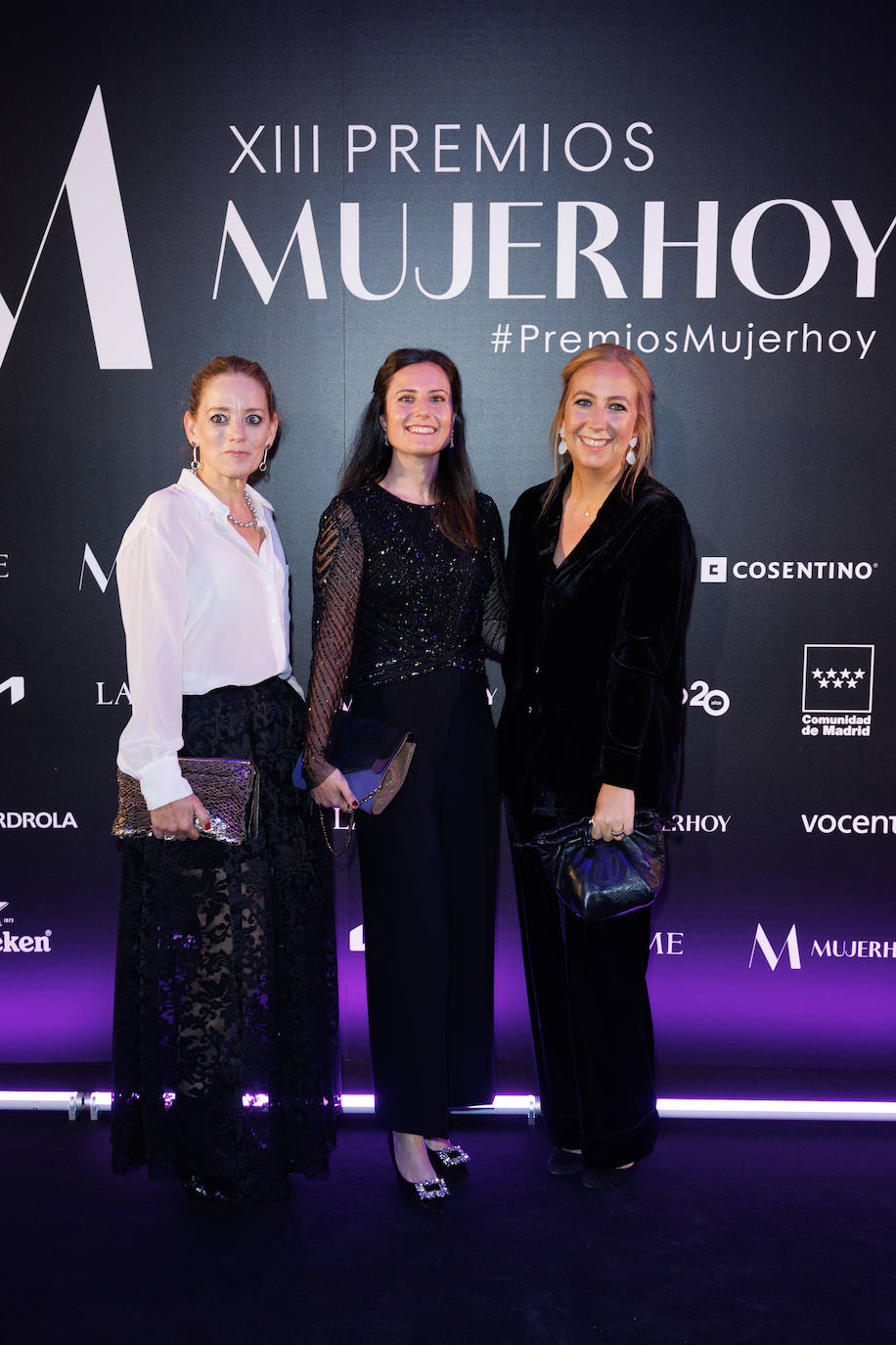 Ángeles Cárcamo, Belén Bosch y Paula Esteban, de Cosentino.