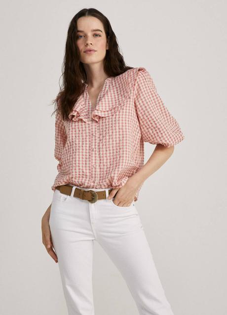 Imagen - Blusa con estampado vichy