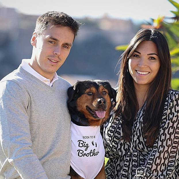 Louis Ducruet y su esposa, Marie.