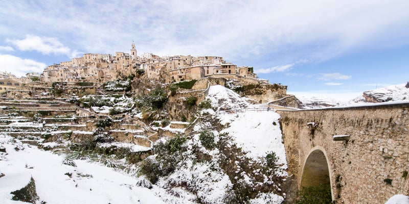 A former footbridge to Bocairent's Villa, considered historical artistic set, placed in the Valencian Community, Valencia.