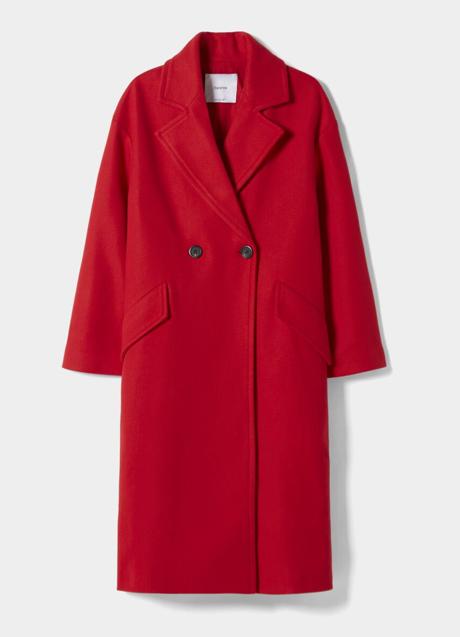 Imagen - El abrigo rojo de Bershka.