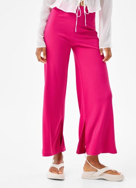 Imagen - Pantalón culotte rosa