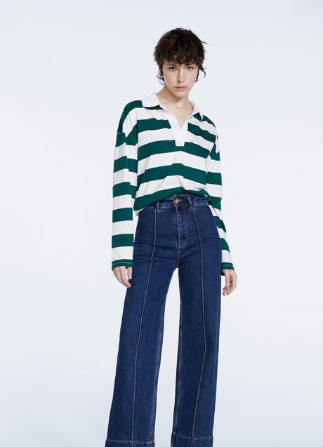 Imagen - Jeans minimal de Stradivarius, 25,99€.