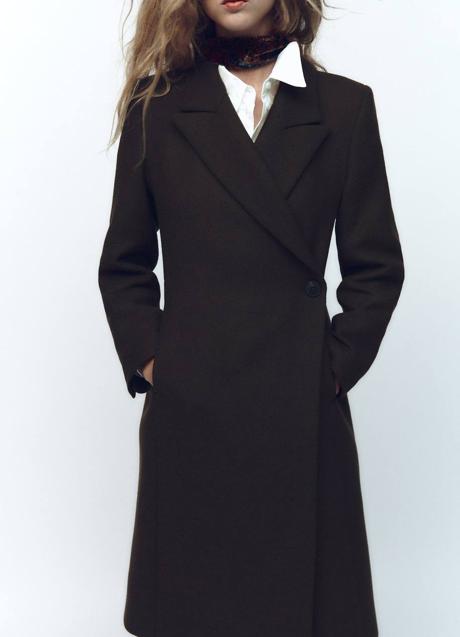 Imagen - Abrigo cruzado tailoring en marrón