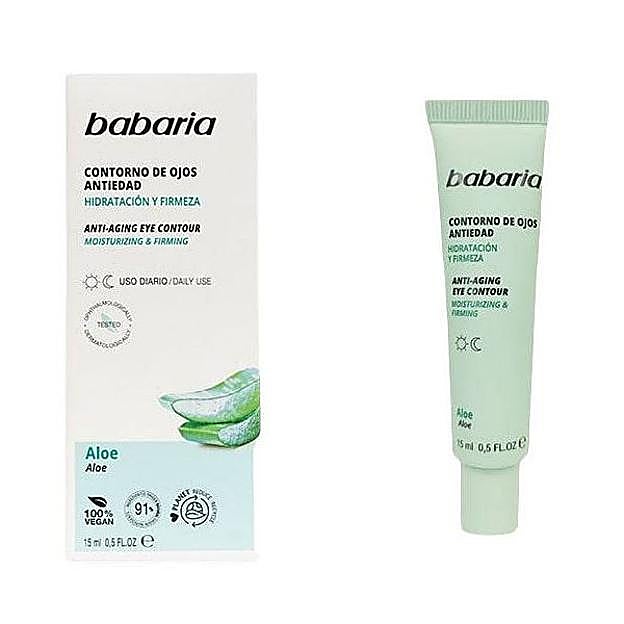 Contorno de ojos de Aloe Vera de Babaria.