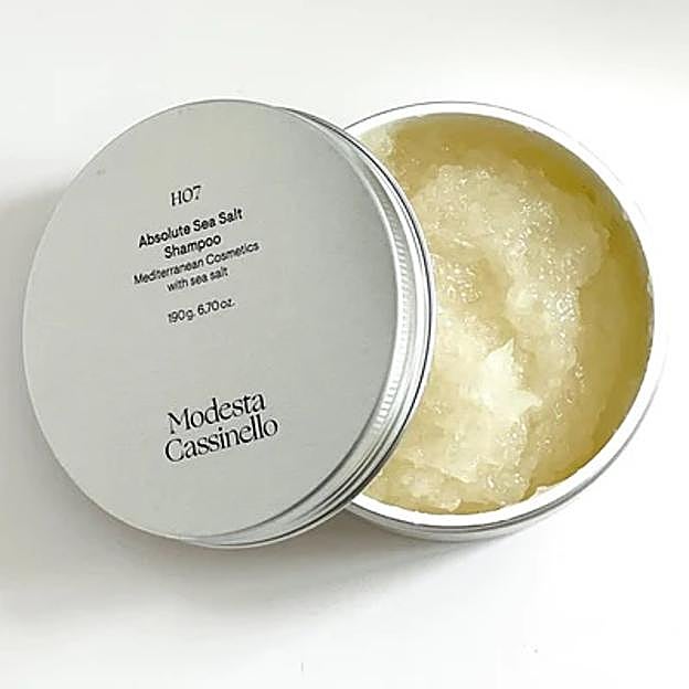 Champú con sal marina H07 Absolute Sea Salt de Modesta Cassinello.