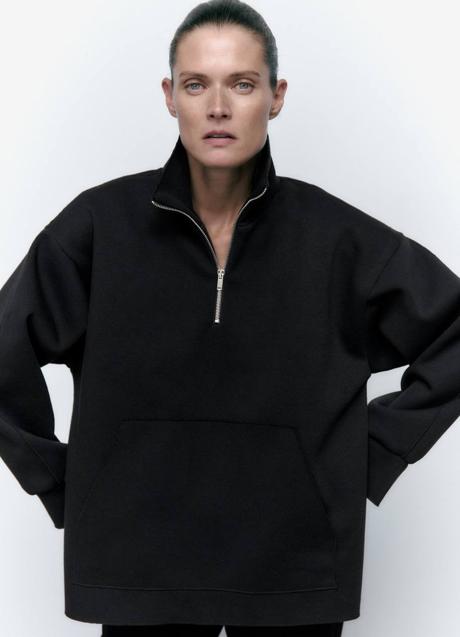 Imagen - Sudadera cuello cremallera de Zara