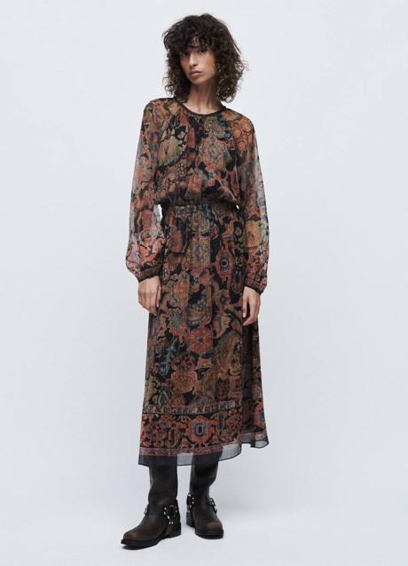 Imagen - Vestido midi estilo boho chic