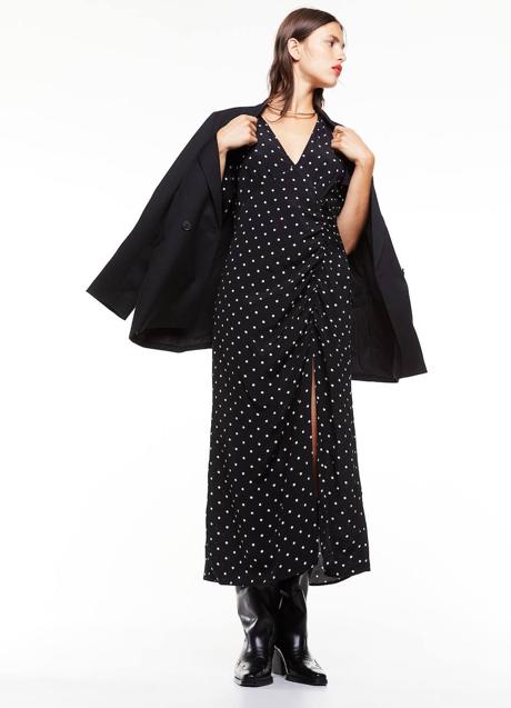 Imagen - Vestido midi con estampado de lunares