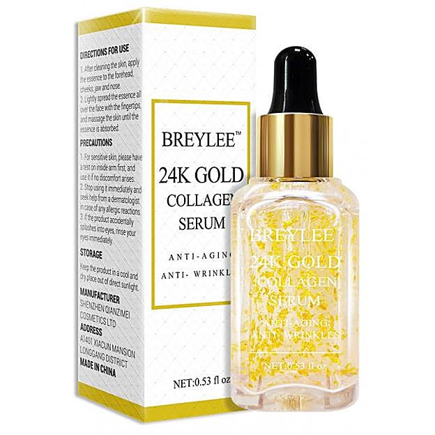 El sérum antiedad con oro.