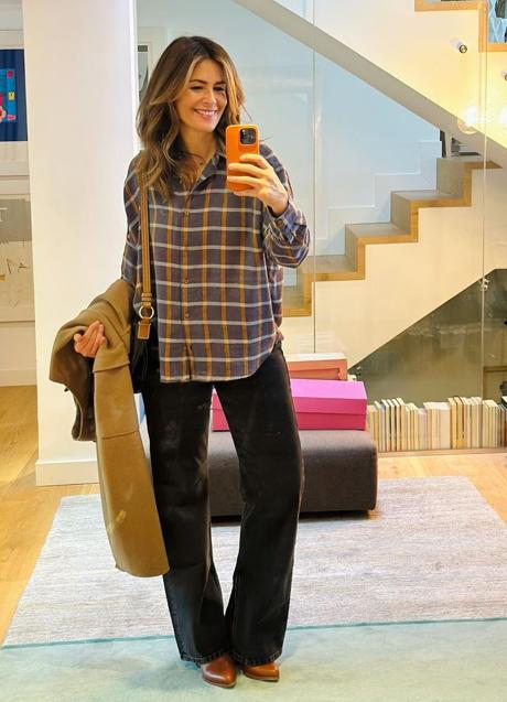 Imagen - Nuria Roca luce unos vaqueros de Zara.