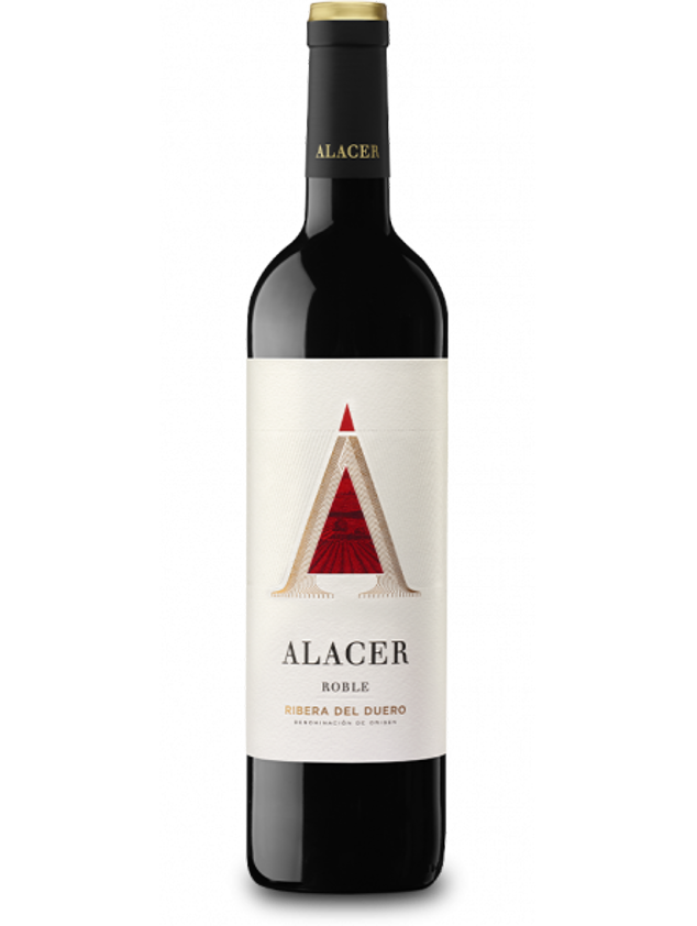 Desde la Ribera del Duero, elaborado con uva Tempranillo, nos llega este vino tinto que es una de las propuestas más asequibles de la selección. En paladar sedoso y ligeramente afrutado, este caldo de poderoso color rojo picota tiene carácter frutal en nariz y corta crianza en barricas de roble le aporta estructura y equilibrio sin perder su juventud y sy carácter varietal. De acidez delicada, tiene recuerdos a fruta roja confitada con toques de vainilla y tofe. Marida a la perfección con quesos y carnes, tanto rojas como blancas..