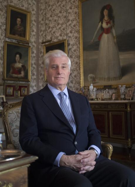 Imagen - Carlos Martínez de Irujo, duque de Alba, fotografiado en el palacio de Liria en 2018. (Foto: MATÍAS NIETO KOENING/ABC)