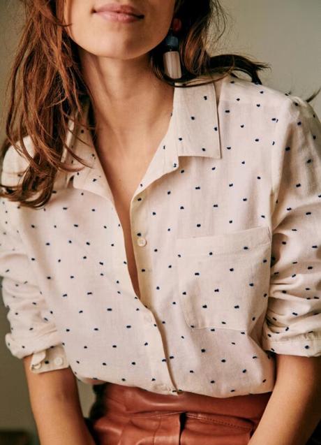 Imagen - Camisa de topos de Sézane, 90€.