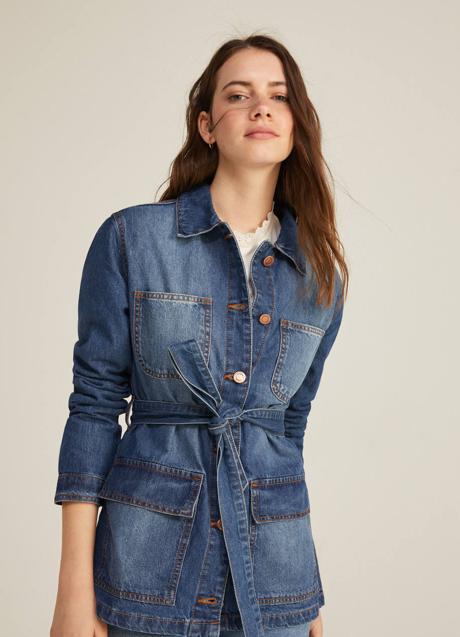 Imagen - Chaqueta sahariana en tejido denim