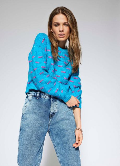 Imagen - Jersey con hilo combinado a contraste