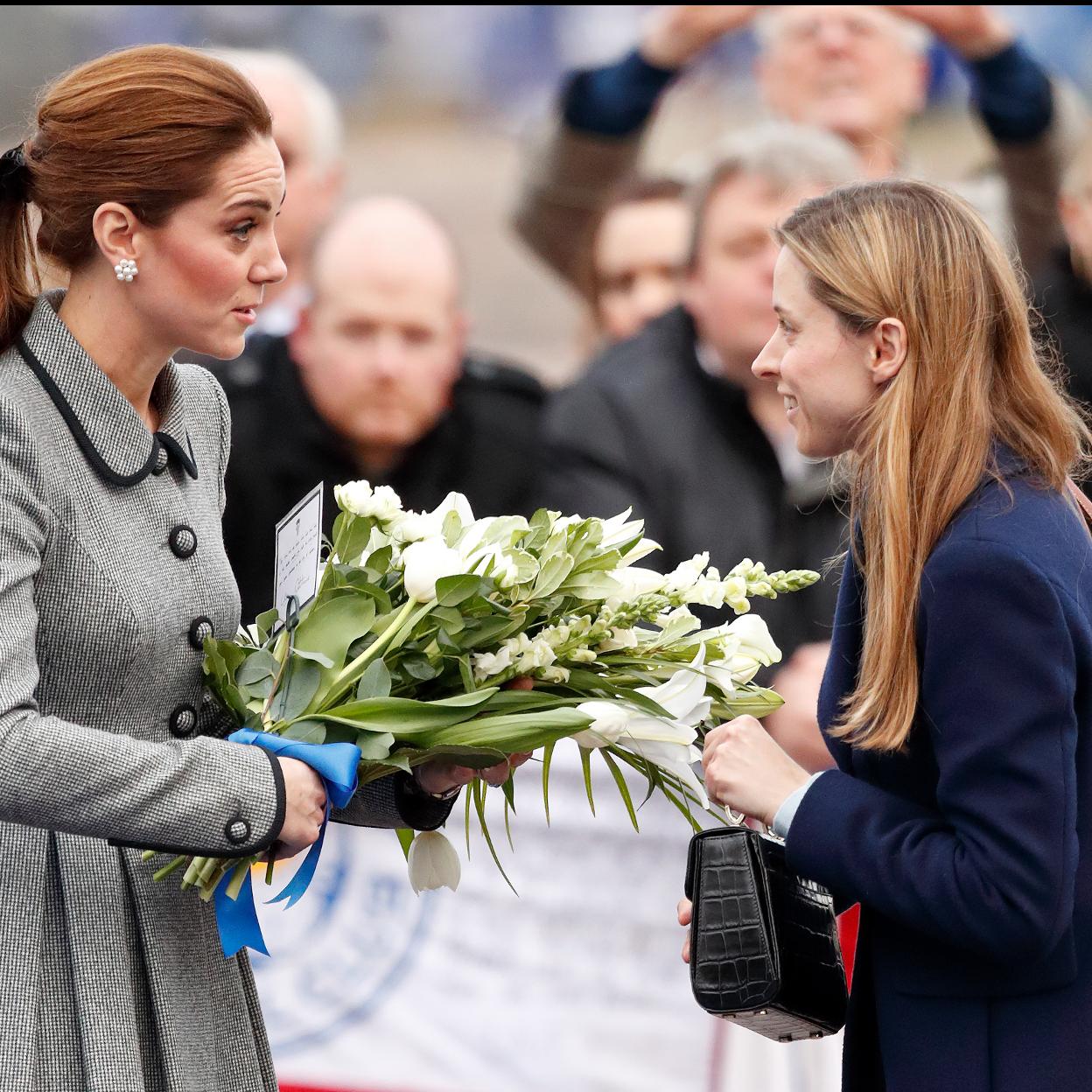 Kate Middleton con Natalie Barrows
