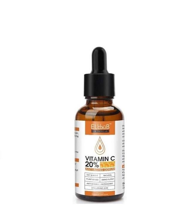 Vitamin C 20% Anti Aging Serum de ELbbuB contiene la cantidad más potente y eficaz de vitamina C para resultados reales contra el envejecimiento. Disminuye las manchas, reafirma, reduce la profundidad de las arrugas, revitaliza al aportar brillo, hidrata y protege frente a los agresores externos con una fórmula que se apoya en la vitamina E, el ácido hialurónico, el extracto de jojoba y el hamamelis. Cómpralo aquí