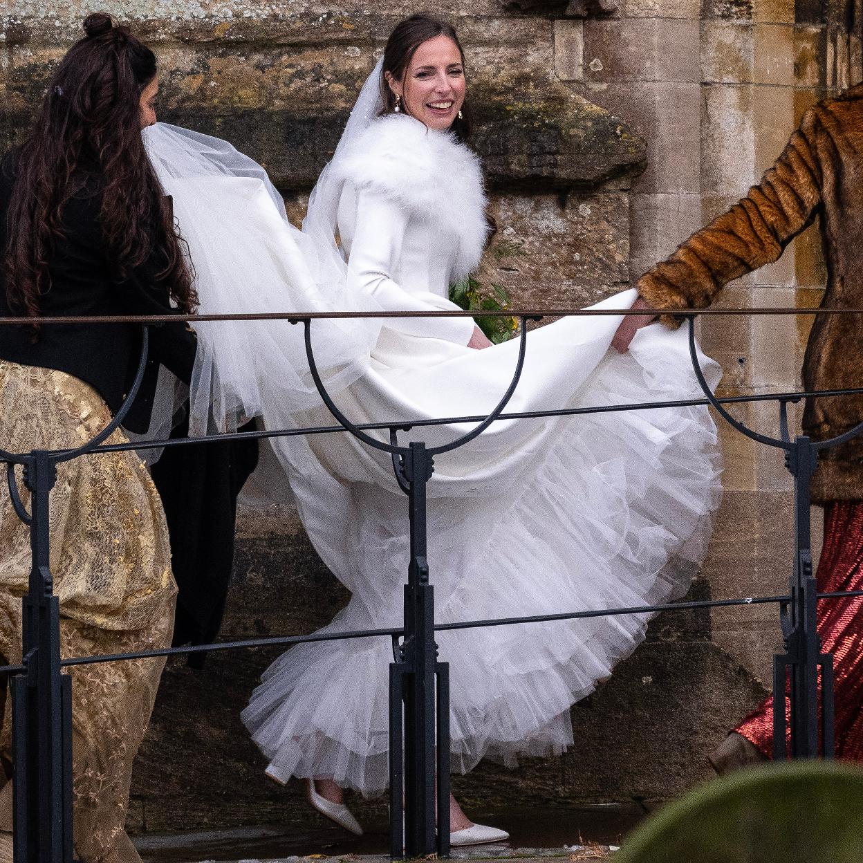 Rose Farquhar, la ex novia del príncipe Guillermo, el día de su boda.