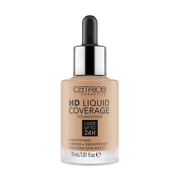 Base de maquillaje HD Liquid Coverage de Catrice.