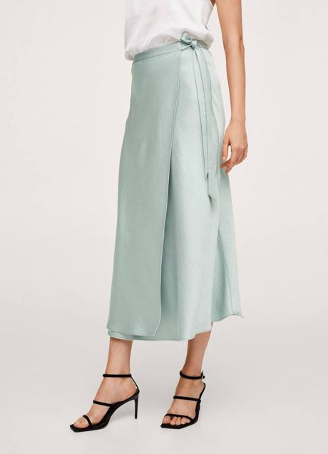 Imagen - Falda midi satinada