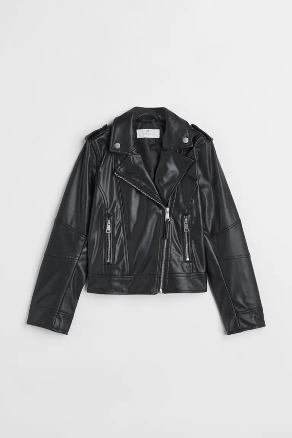 Biker negra de H&M (39,99 euros).