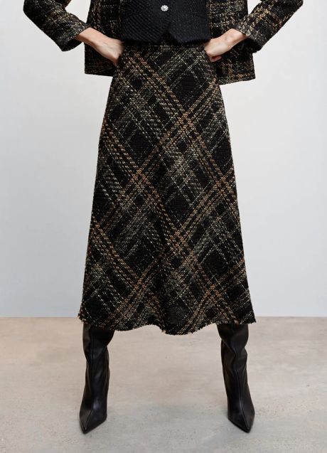 Imagen - Falda midi tweed, 49,99€. 