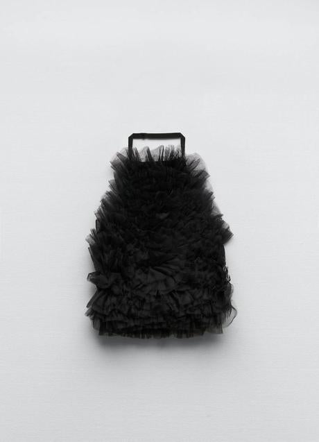 Imagen - Top negro con volantes de tul