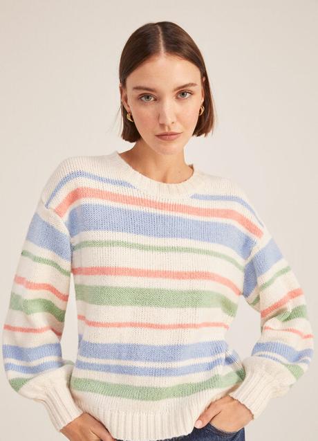 Imagen - Jersey color block con rayas de Springfield. Foto: Springfield.