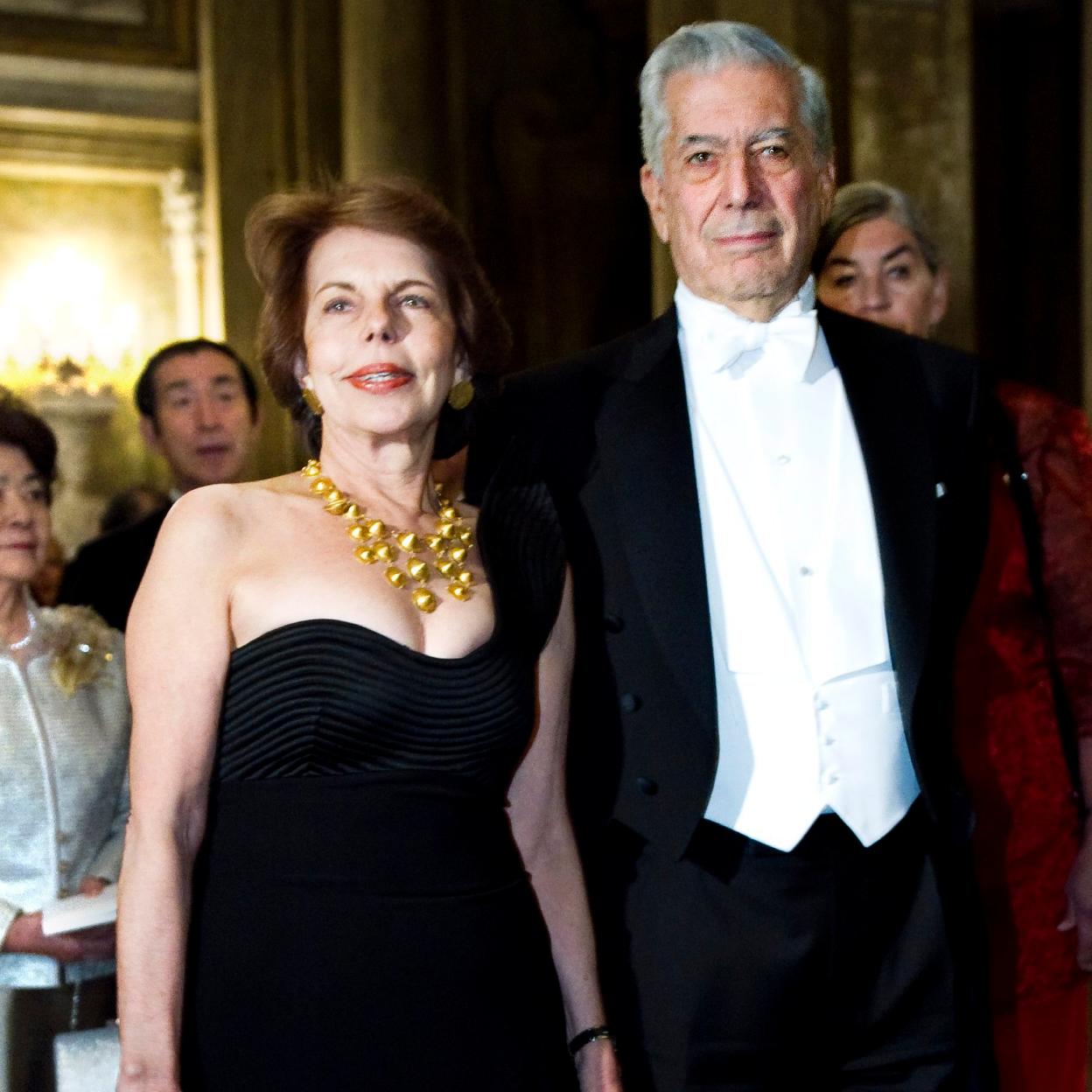 Mario Vargas Llosa y su ex esposa, Patricia Llosa