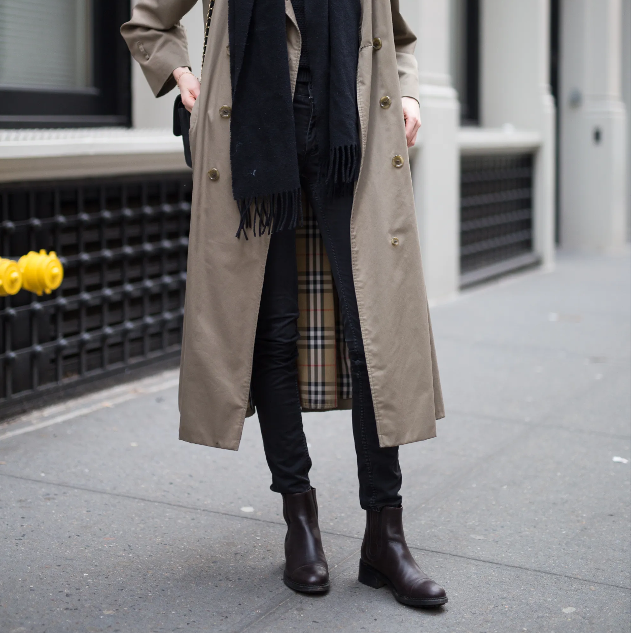 Un look con botines chelsea.