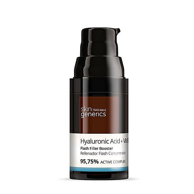 Hialuronic Acid + Vit B3 Rellenador Flash Concentrado 95,75% Complejo Activo de Skin Generics.