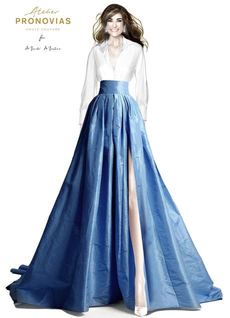 Imagen - El boceto del look de Mariló Montero.