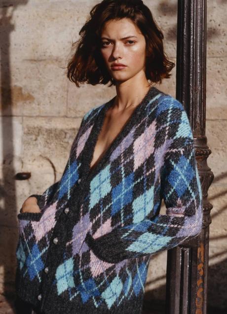 Imagen - Chaqueta de punto con estampado de rombos