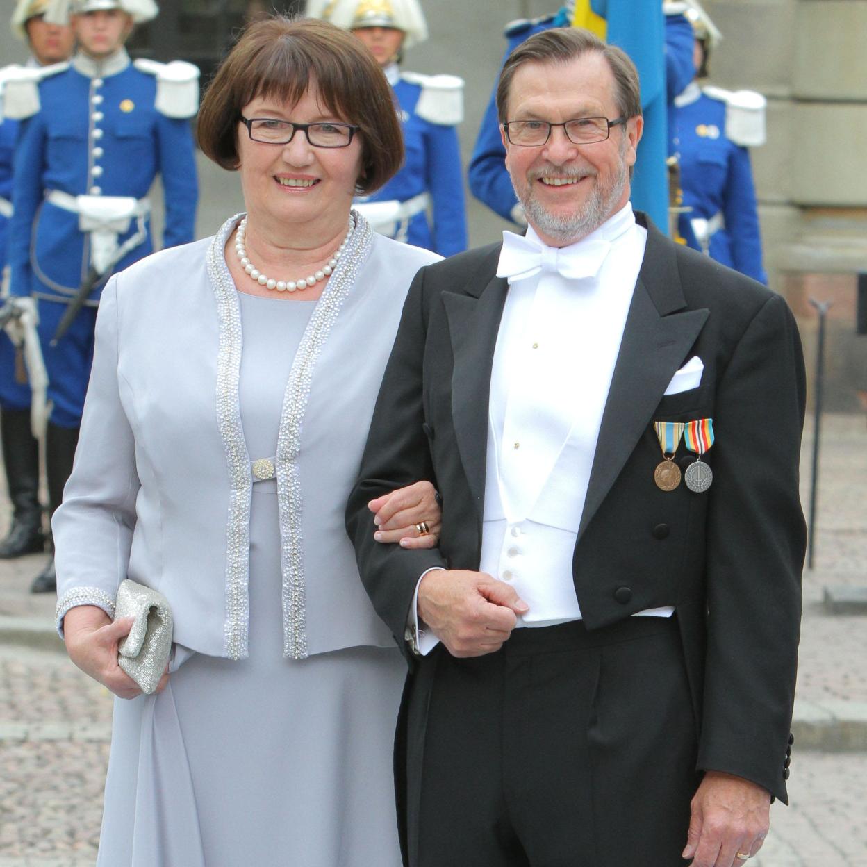 Ewa Westling y su esposo Oller Westling, los padres de Daniel, esposo de la princesa Victoria de Suecia.