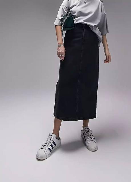 Imagen - Falda midi denim